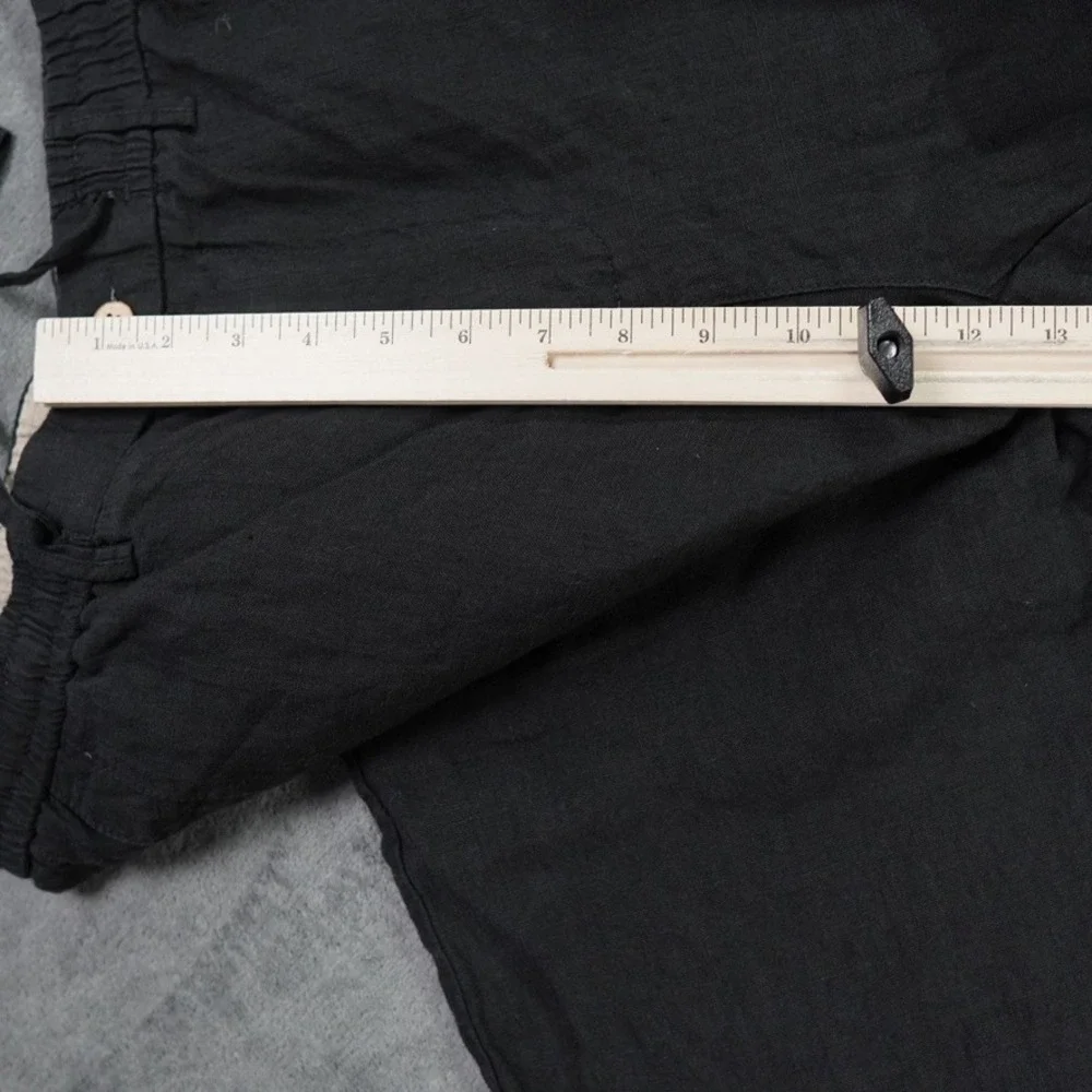 Kidoriman Linen Pants Mens XXL Black 27